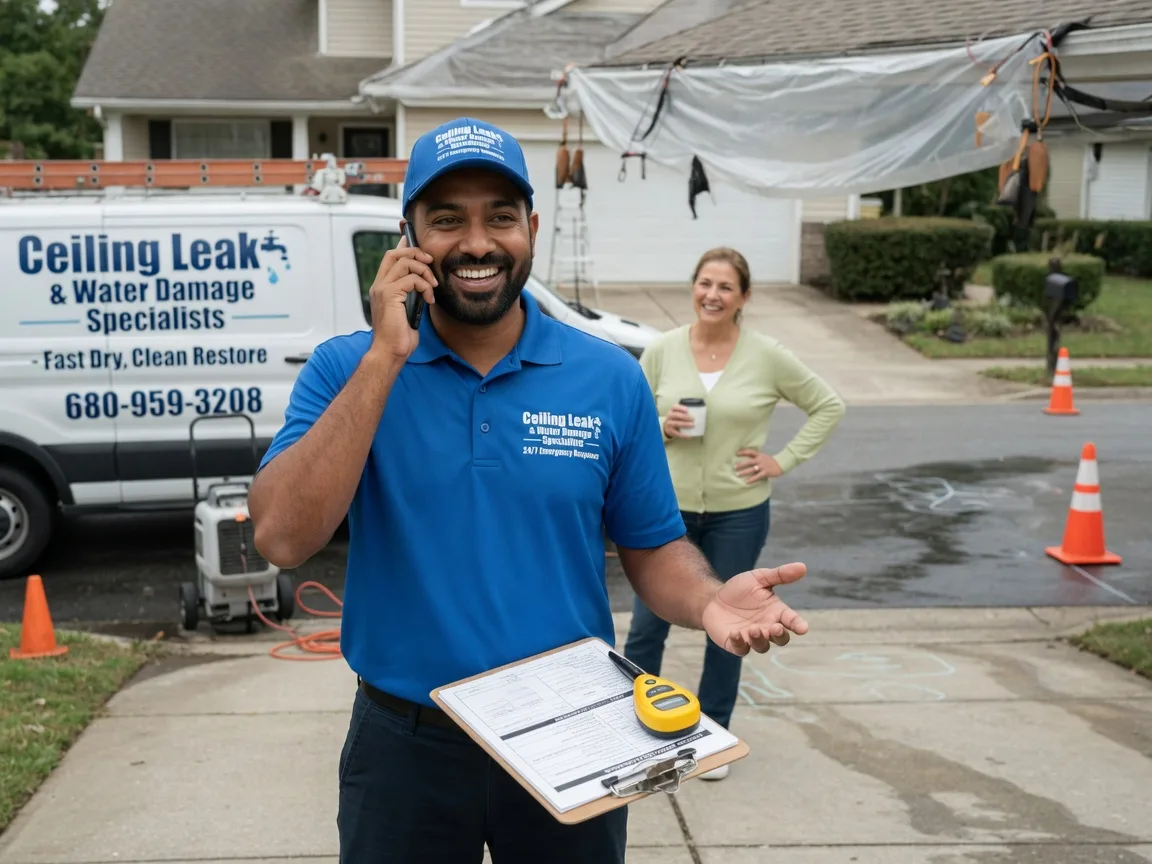 Ceiling Leak Cleanup Clermont, IA FAQs